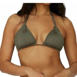 NEW PQ SWIM mila tri top in olive sizes M, L and D